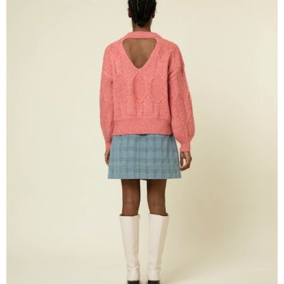 NWT FRNCH Julia Cable Knit Sweater - Picture 3 of 11